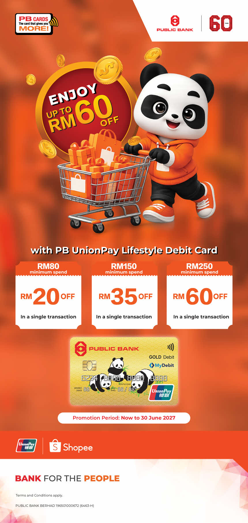 PB UnionPay Privileges: Shopee