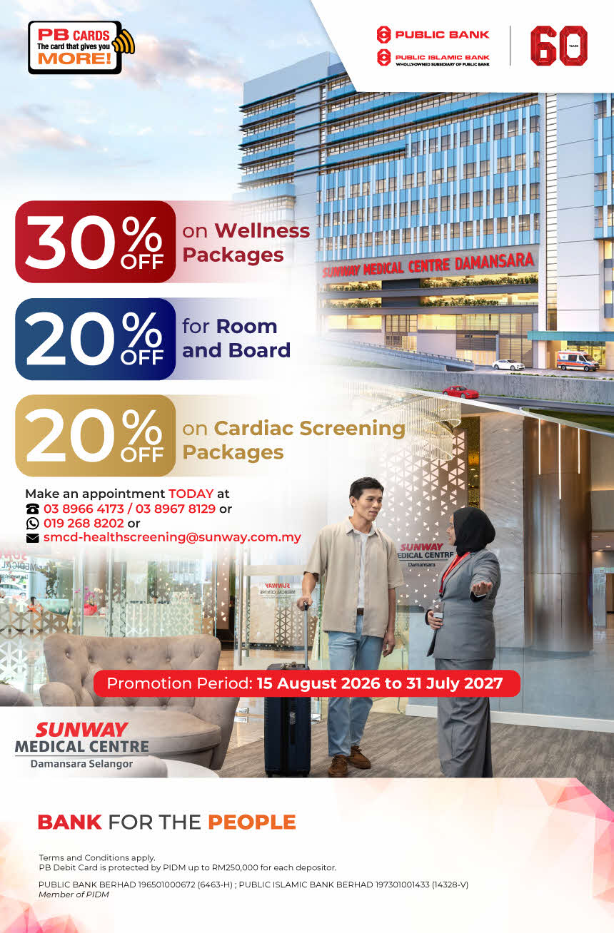 PB Privileges @ Sunway Medical Centre Damansara Wellness Centre